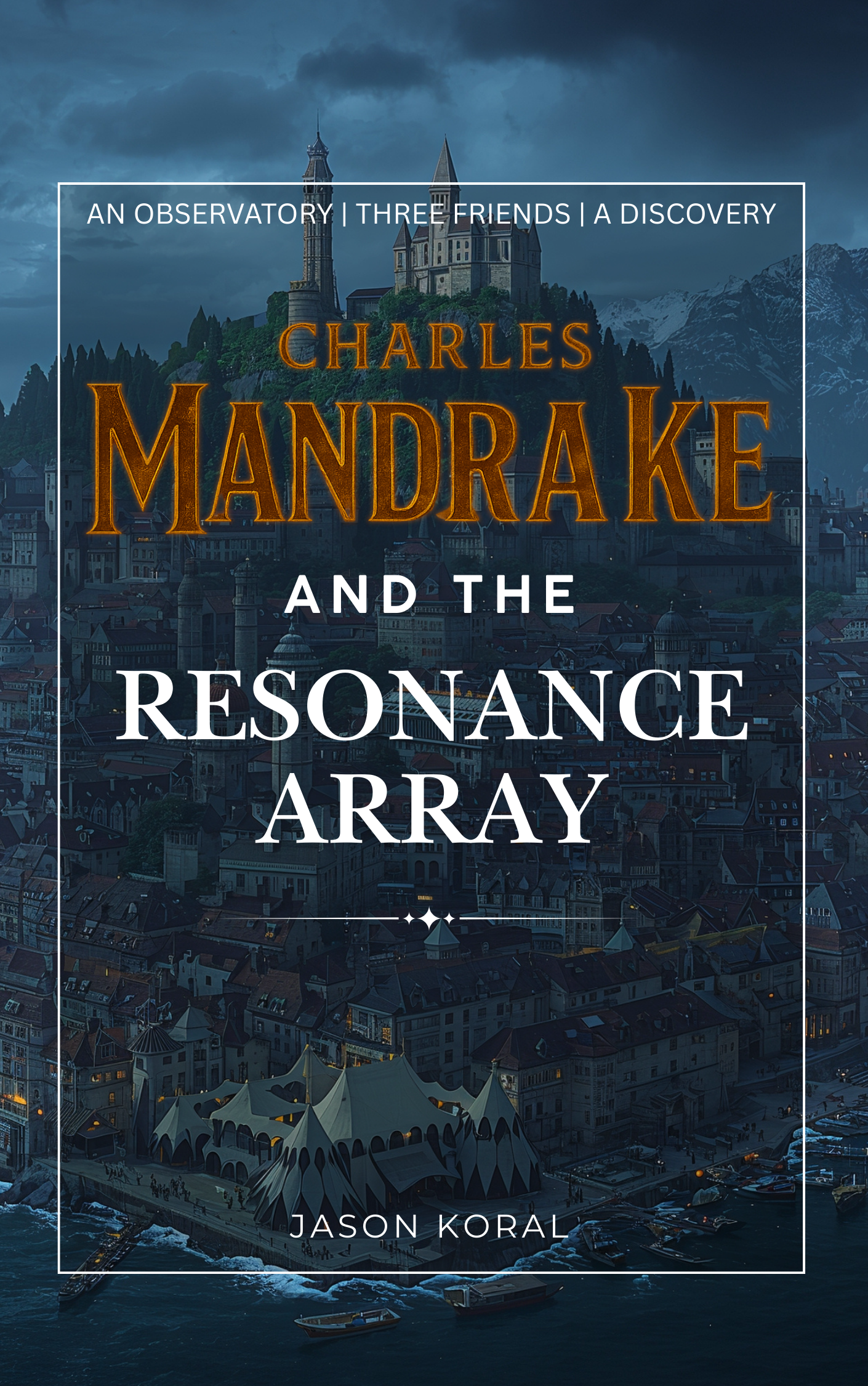 Charles Mandrake Front Book Cover Charles Mandrake and the Resonance Array Book Cover