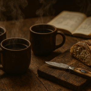 Food, Windows, and the People at the Table - Half Letter Booklet