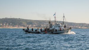 Charles Mandrake book depiction of todd's memory of fishing with finch and ray