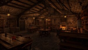 Charles Mandrake Book depiction of a tavern