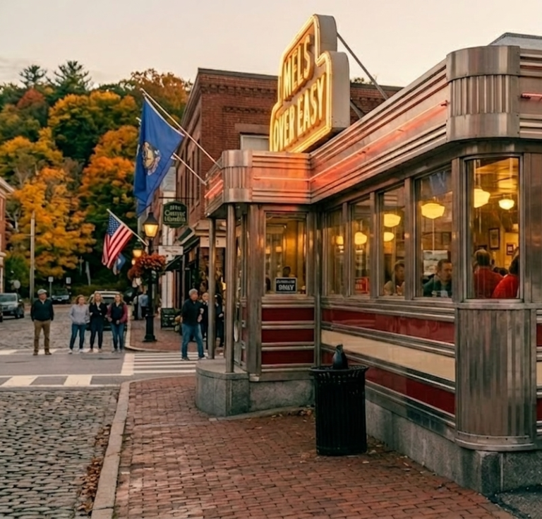 Mel’s Over Easy, East Bay, Maine